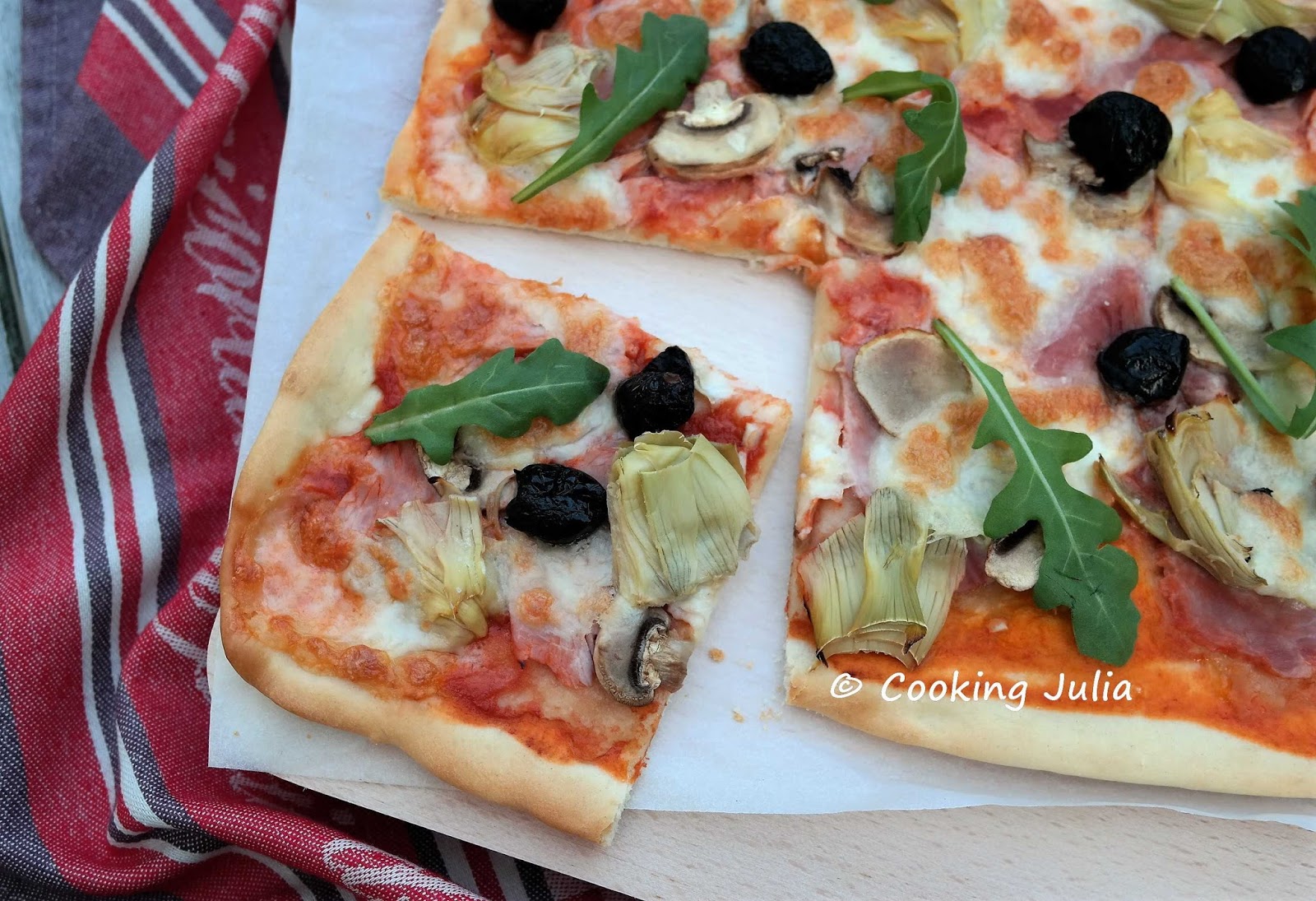 COOKING JULIA PIZZA CAPRICCIOSA