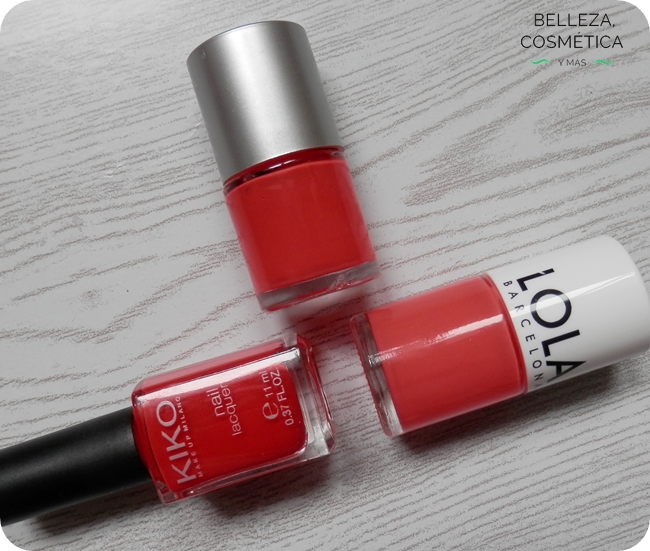 Esmaltes de uñas mezclar