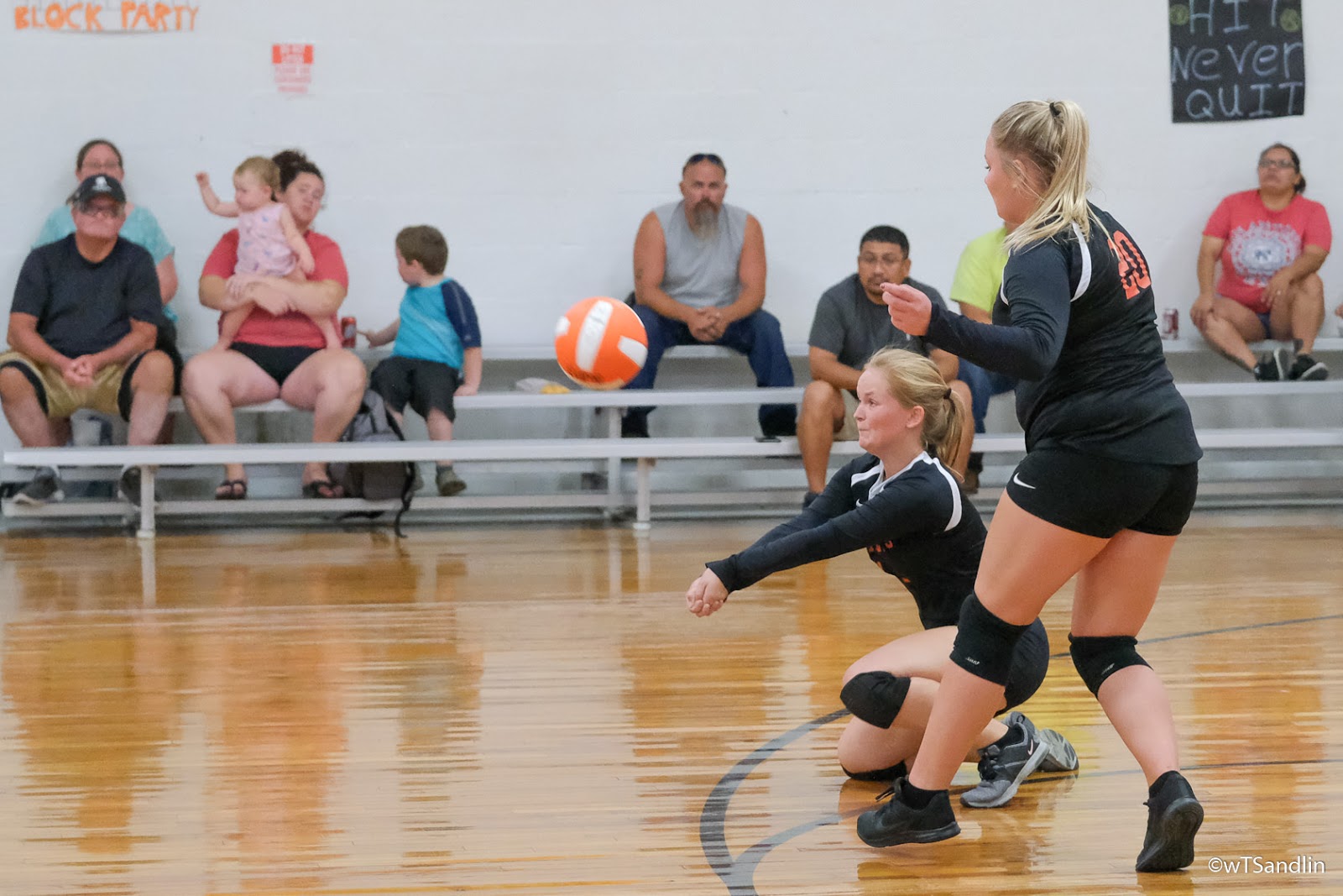 Buckholts Info Badgers vs TIgerettes in Volleyball