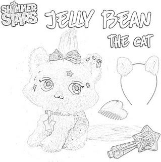 Shimmer Stars Plush Pets coloring pages free and downloadable coloring.filminspector.com