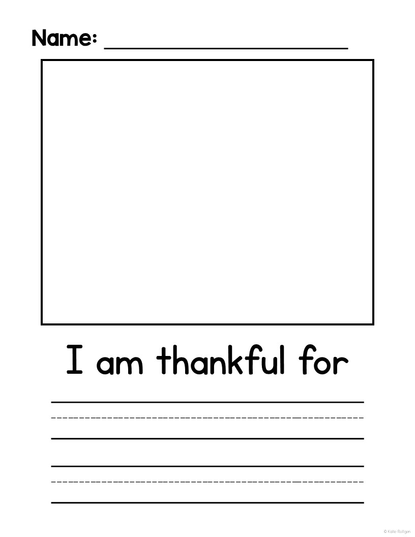 Thankful Activities for Kindergarten Plus a FREEBIE! | Resources by