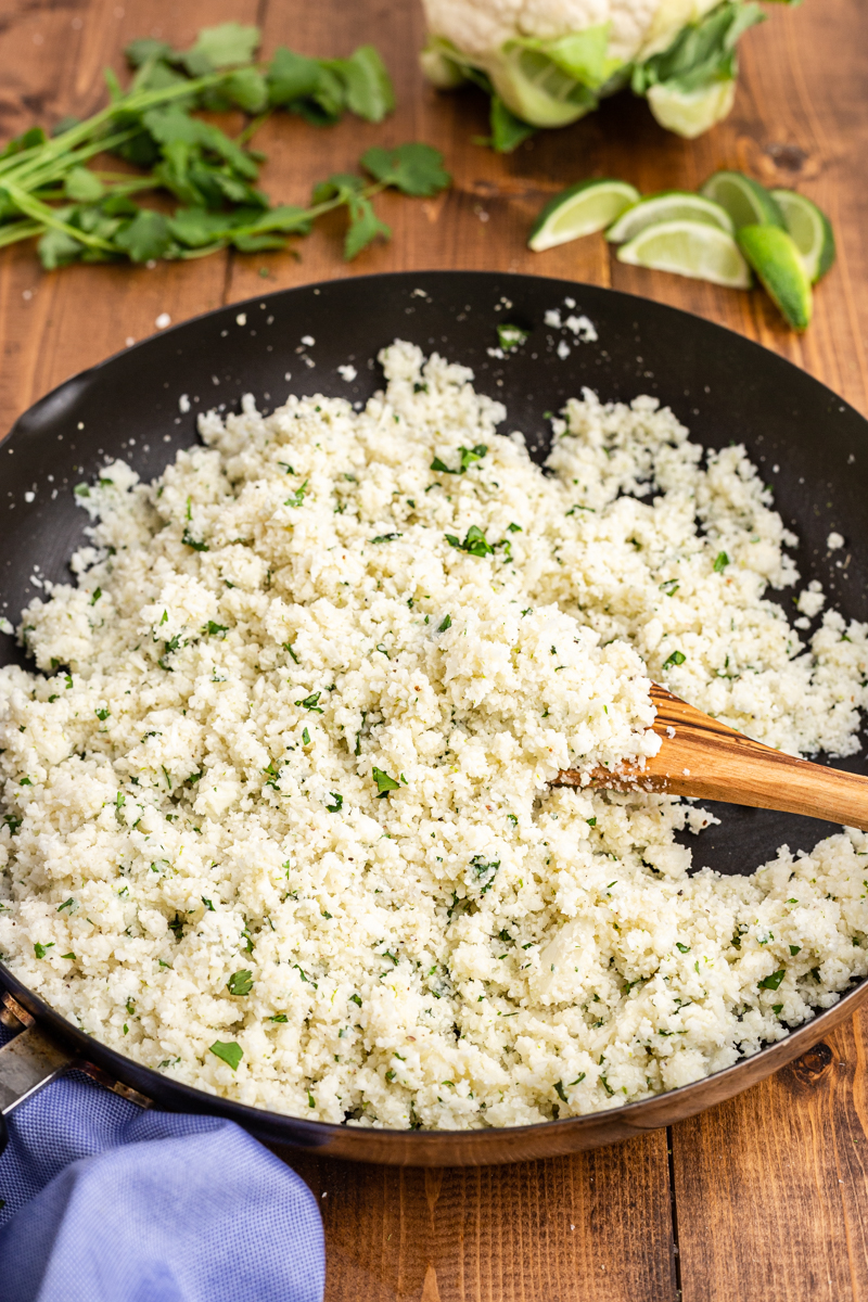 Copycat Chipotle Cilantro Lime Cauliflower Rice Bobbi's Kozy Kitchen