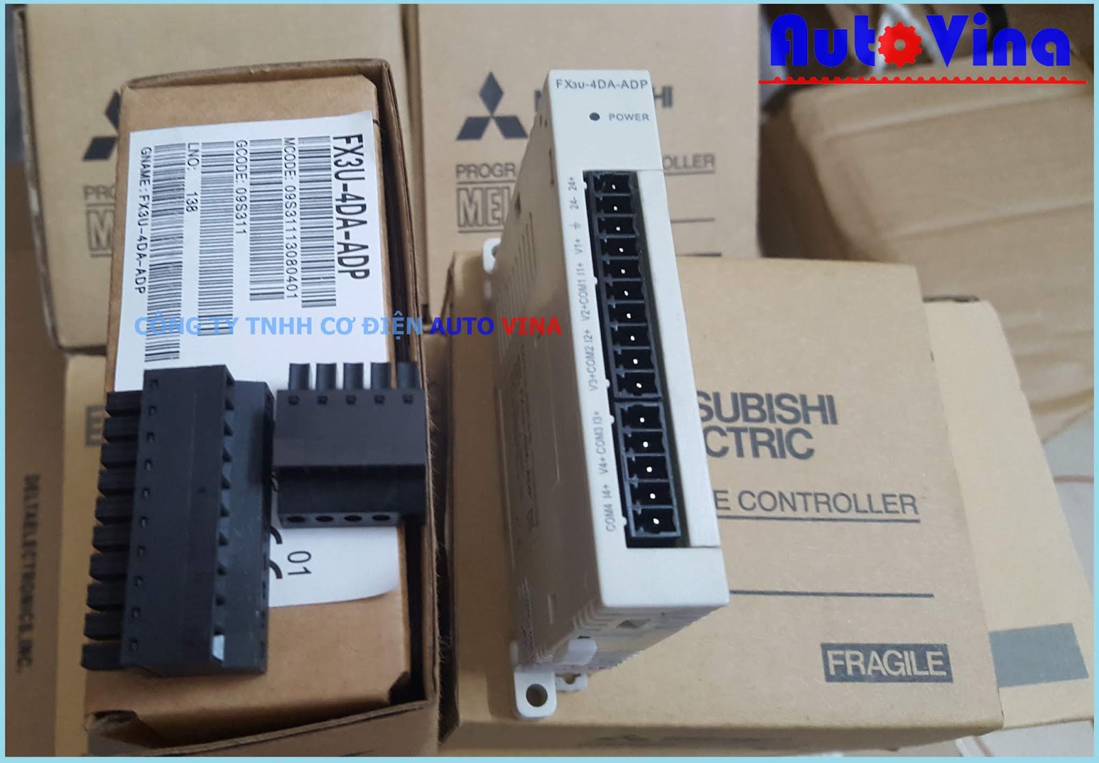 Module Analog Output PLC Mitsubishi FX3U-4DA-ADP Đại lý bán PLC, màn hình, Module Analog Output PLC Mitsubishi FX3U-4DA-ADP