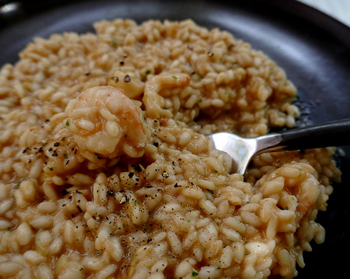 AAA ACCADEMIA AFFAMATI AFFANNATI Risotto ai gamberi molto rosa
