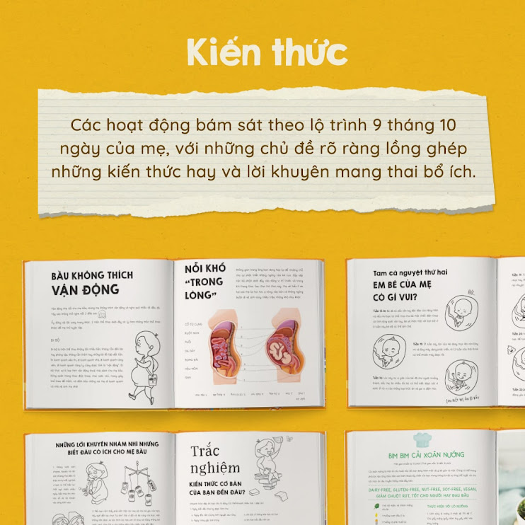 [A116] Book box sách thai giáo - Giúp Mẹ Bầu đánh bay stress