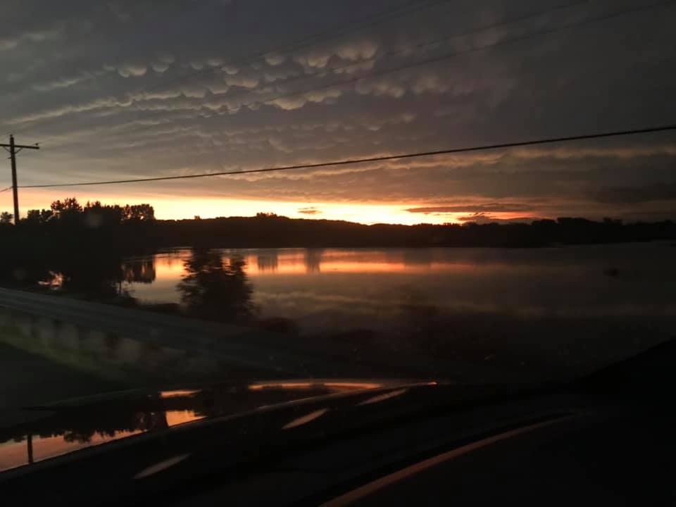 Moments of Introspection Sun Rising Over The Marsh After Strong Storms Rolled Through