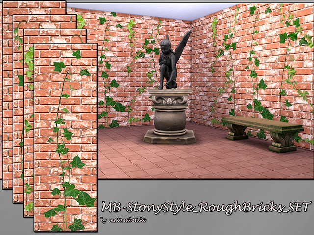 Стены с кирпичным покрытием для Sims 4 со ссылкой для скачивания