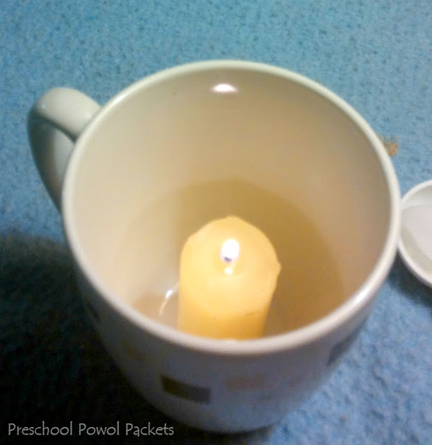 Candle & Dry Ice Science Experiments Preschool Powol Packets