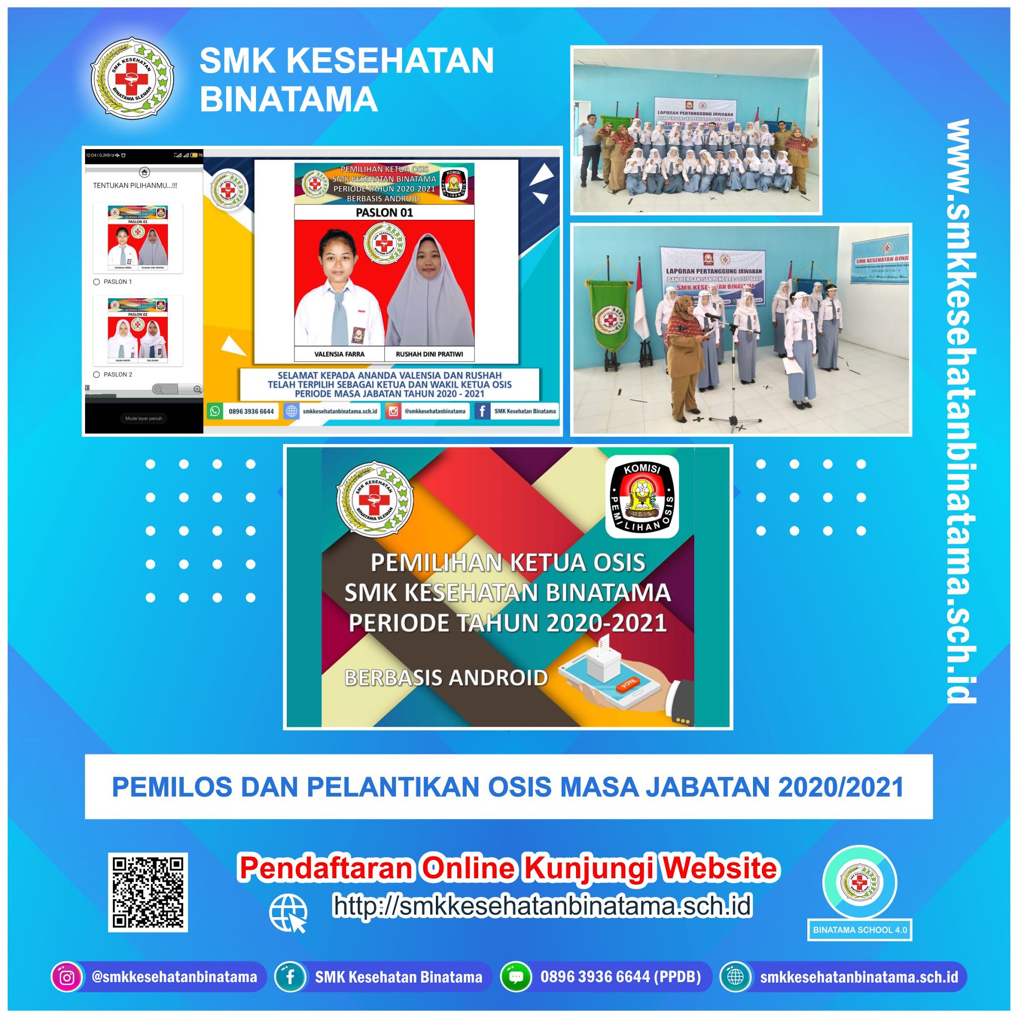 PEMILOS - PEMILIHAN OSIS (PEMILOS) ONLINE SMK KESEHATAN BINATAMA