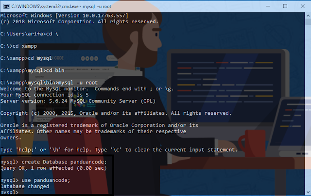 Cara Membuat Database Di CMD Cara Membuat Database Di CMD