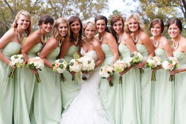 28+ Dress Inspiraton! Bridesmaid Dresses In Light Green