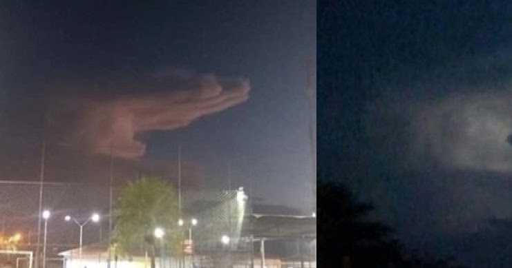 'Hand of God' appears in the sky over Brazil