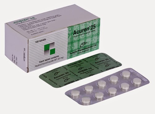 Acuren (Hydrochlorothiazide) Therapeutic Group: Cardiovascular » Anti ...