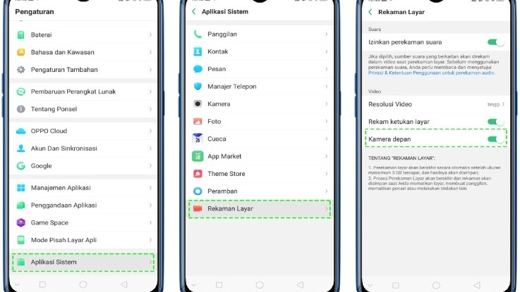 Cara Rekam Layar Hp Oppo Jadi Video Tanpa Aplikasi Ime Android