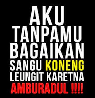 Gambar DP Bbm Lucu Bahasa Sunda