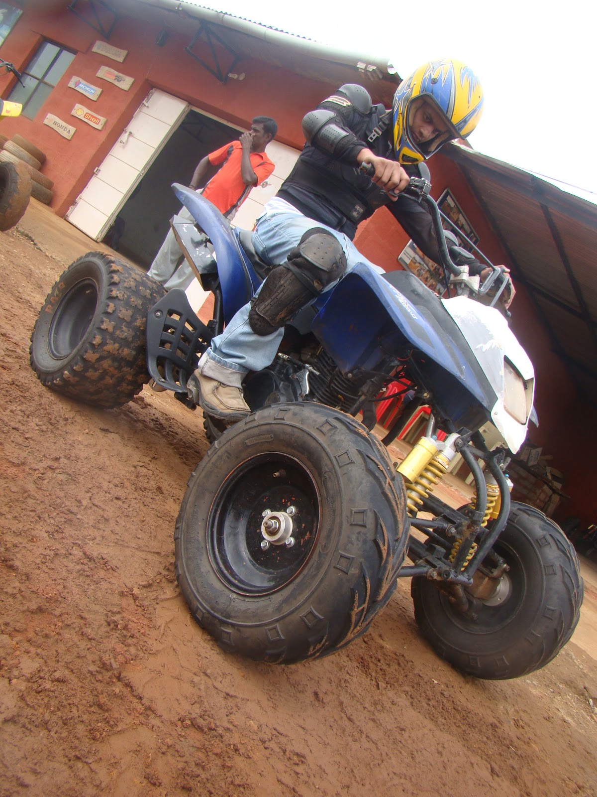 DirtMania ATV quadbike ride, Bangalore eNidhi India Travel Blog