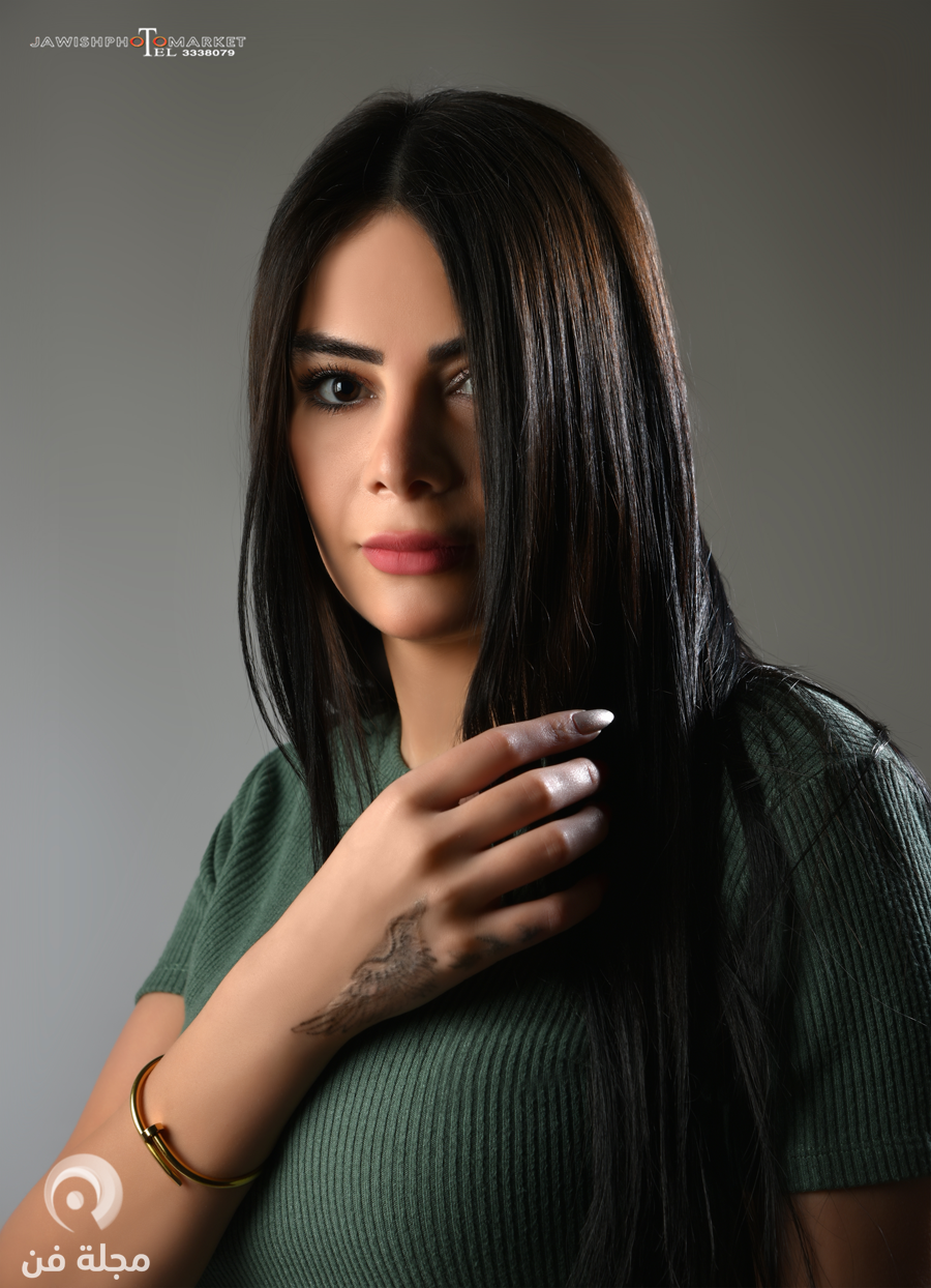 مجلة فن فرح خضر تدربت أمام المرآة في طفولتي وأول أعمالي يبصر النور قريبا مجلة فن Faan Magazine