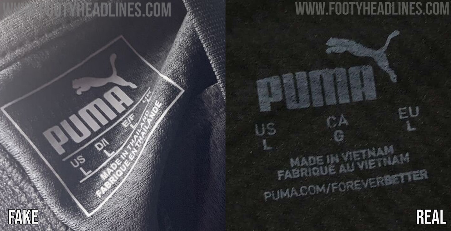 Puma logo original vs fake Outlet