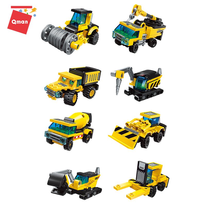 Đồ Chơi Xếp Hình Thông Minh Lego Cho Trẻ Từ 6 Tuổi Qman 1806 – Xe Ô Tô Tải Hạng Nặng 396 Mảnh Ghép