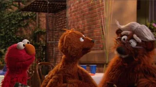 Baby Bear introduces Elmo to his Grampy Bear, Sesame Street Episode 4417 Grandparents Celebration season 44