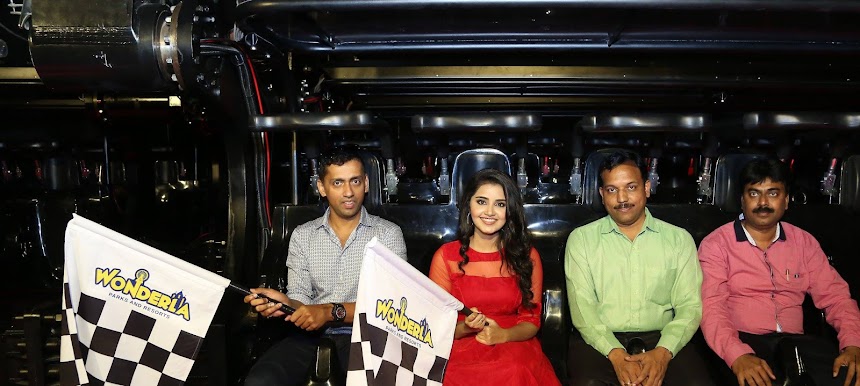 Anupama Parameswaran wearing Asmitha & Madhulatha outfit at Wonderla Hyderabad