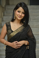 Telugu Actress Shubhangi Pant in Black Saree Pics at Rave Naa Cheliya Movie Trailer Launch HeyAndhra.com