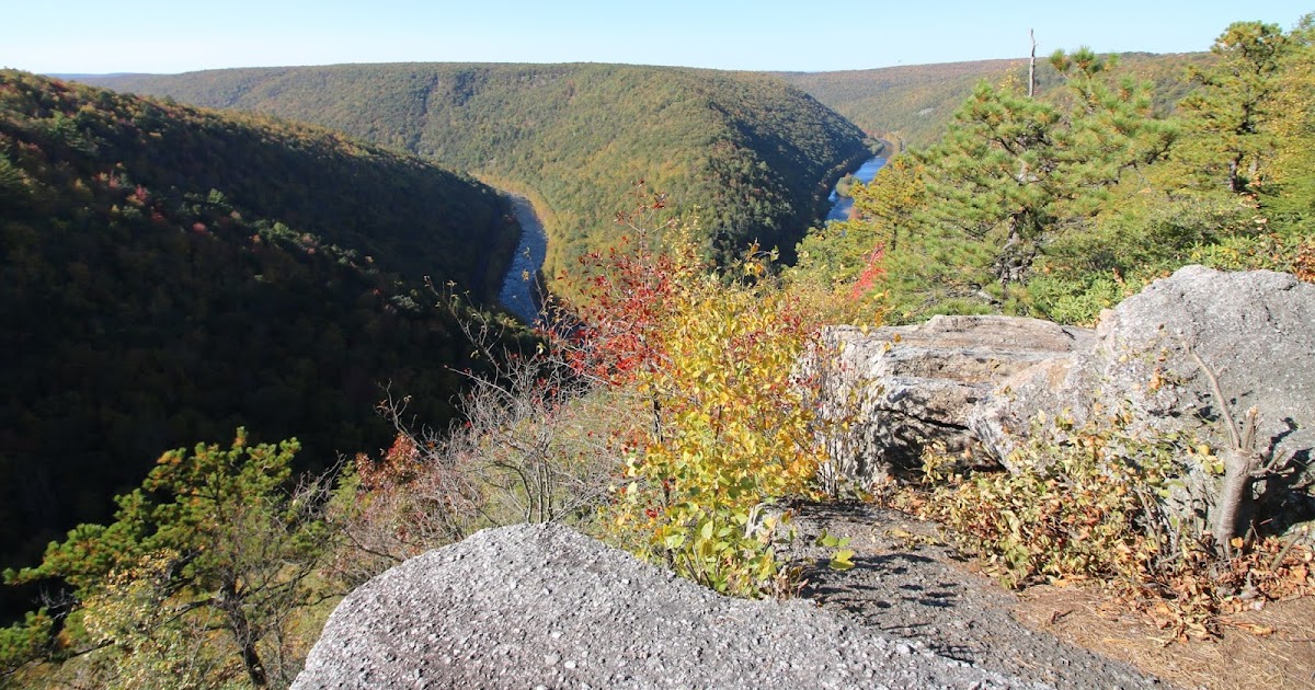Tank Hollow Overlook Stunning Vista Above the Lehigh River near