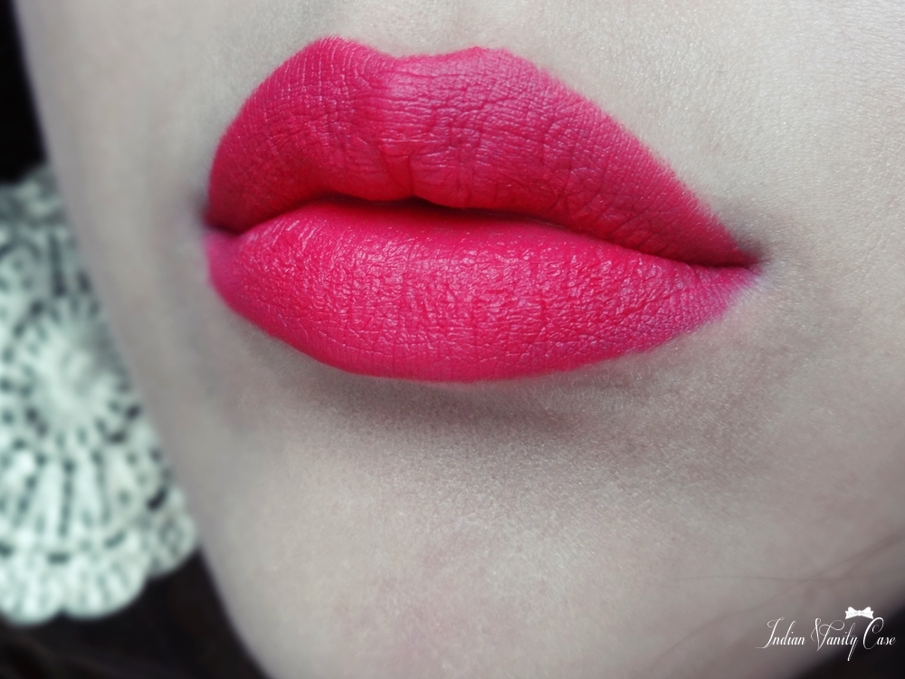 A Cynful Fiction MAC All Fired Up Retro Matte Lipstick Swatches, LOTD