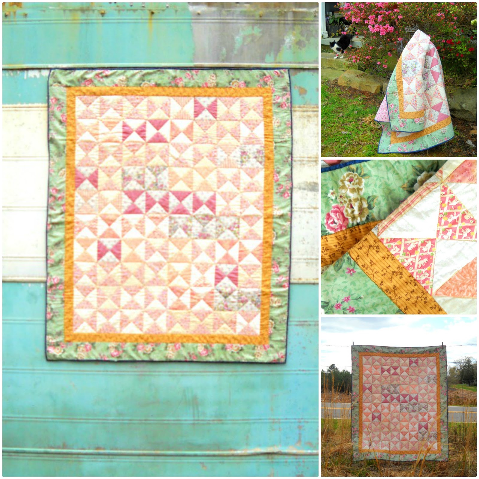 Curlicue Creations Mill House Spring Quilt New Pattern!
