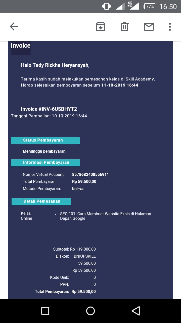 Cara Daftar Kursus Online Seo Di Skill Academy Blogbangbot