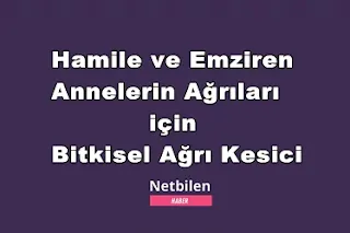 emziren Annelerin Ağrıları için Bitkisel Ağrı Kesici