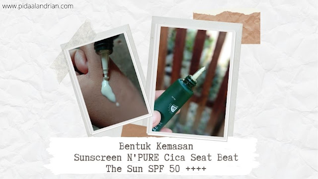 Produk kemasan sunscreen NPURE