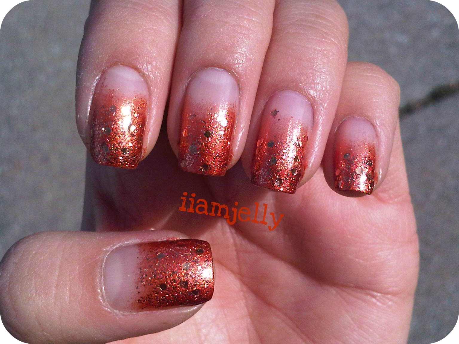 3. Glitter Gradient Nails - wide 3