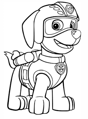 Desenhos da patrulha canina para colorir