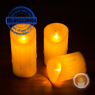 Đèn cầy điện tử, nến điện tử, nến tealight, led trang trí, đèn cầy sạc, nến thả nước...