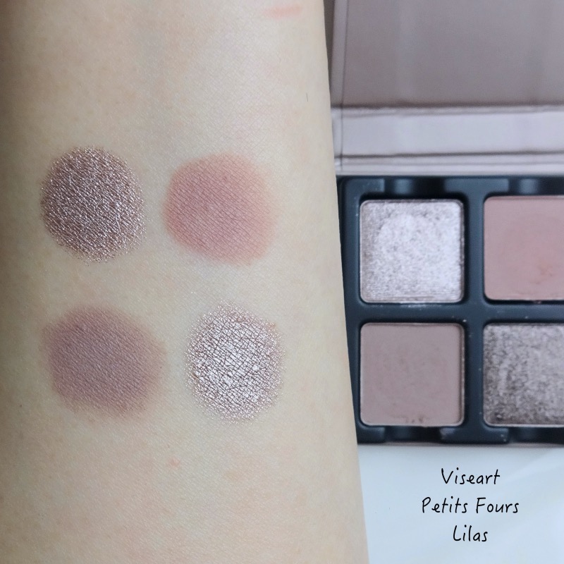 Viseart Petits Fours Lilas review swatches