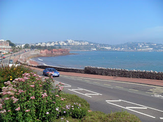 The view of Torquay from The Corbyn Head Hotel