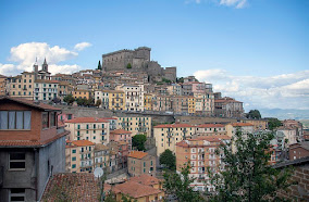 The Orsini Castle looks down over the town of Soriano nel Cimino, where Alessandroni grew up