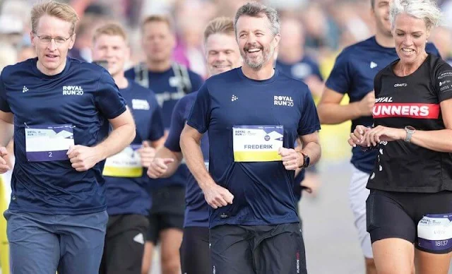 Crown Prince Frederik took part in the Royal Run 2021