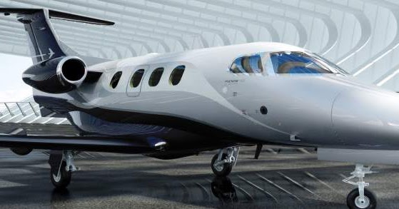 The Phenom 100EV has extended range and can seat 4 very comfortably.