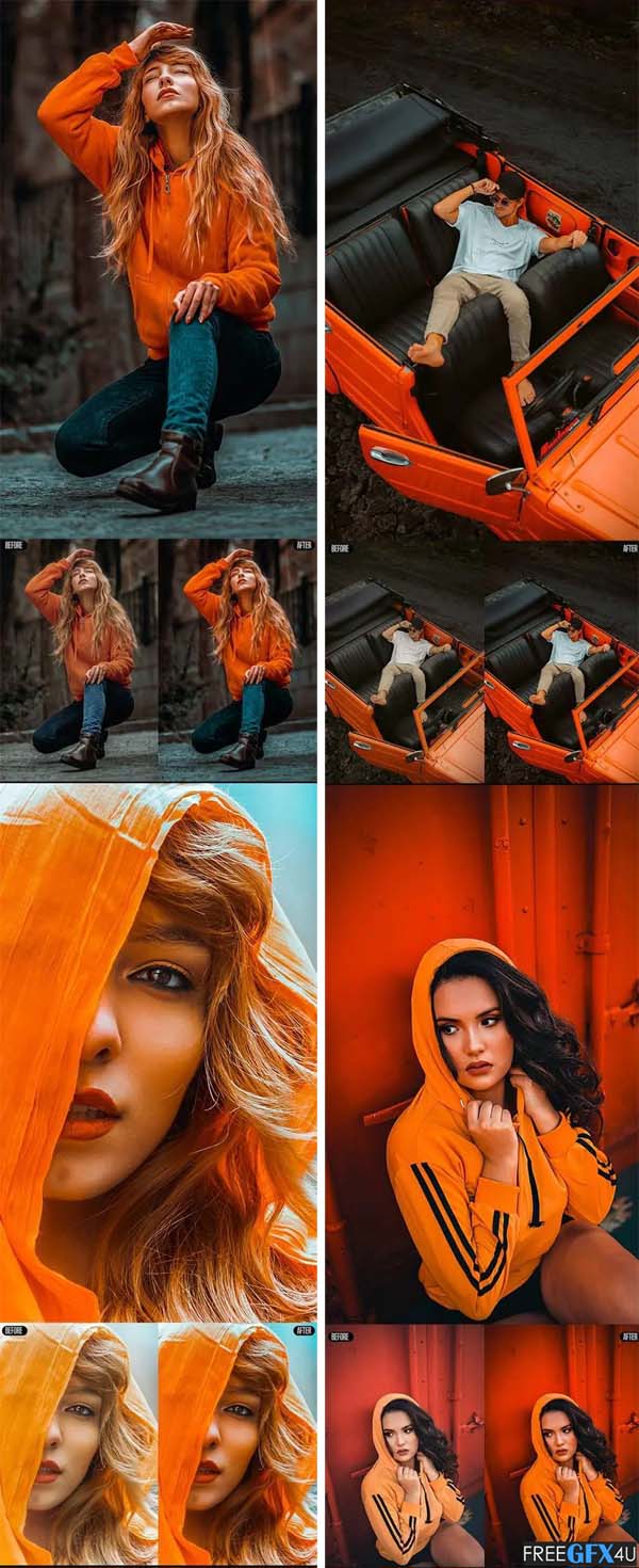 Cinematic Orange Photoshop Action