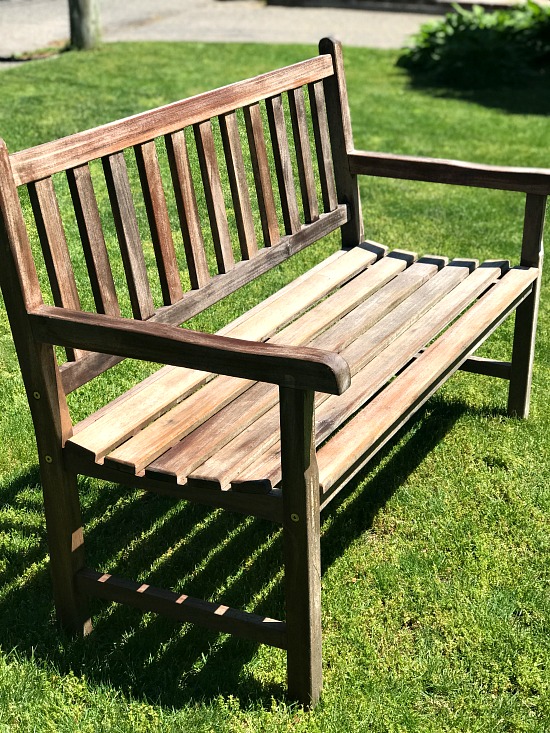 Cleaning and Maintaining a Teak Bench