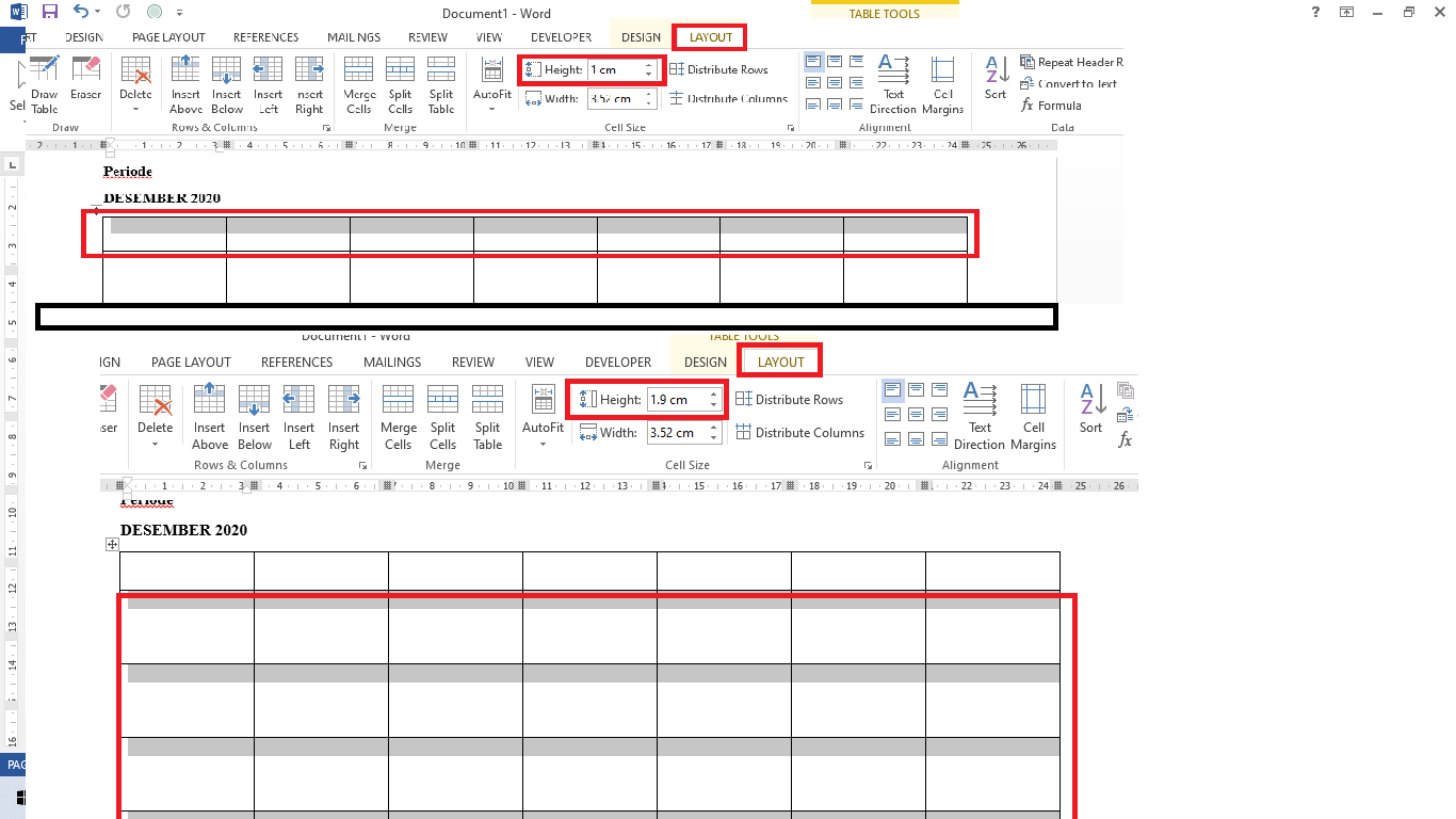 Contoh Agenda Bulanan &amp; Cara Membuat Agenda Bulanan di Ms