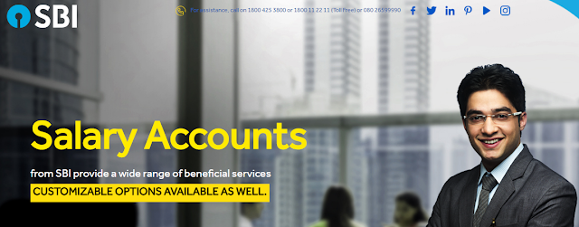 Salary Accounts under STATE GOVERNMENT SALARY PACKAGE (SGSP) -sbi benifits to employess