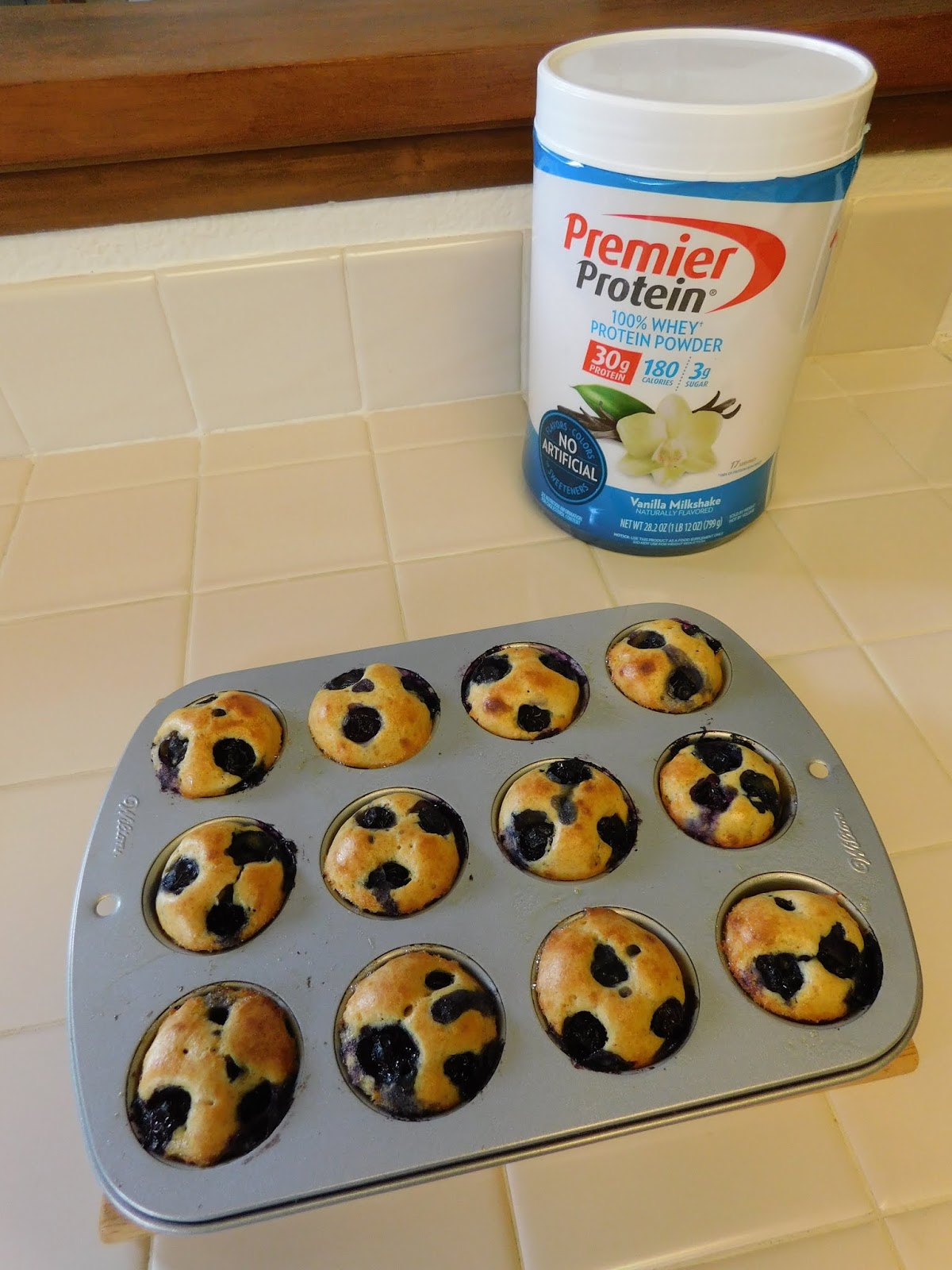 theworldaccordingtoeggface Lemon Blueberry Mini Protein Muffins