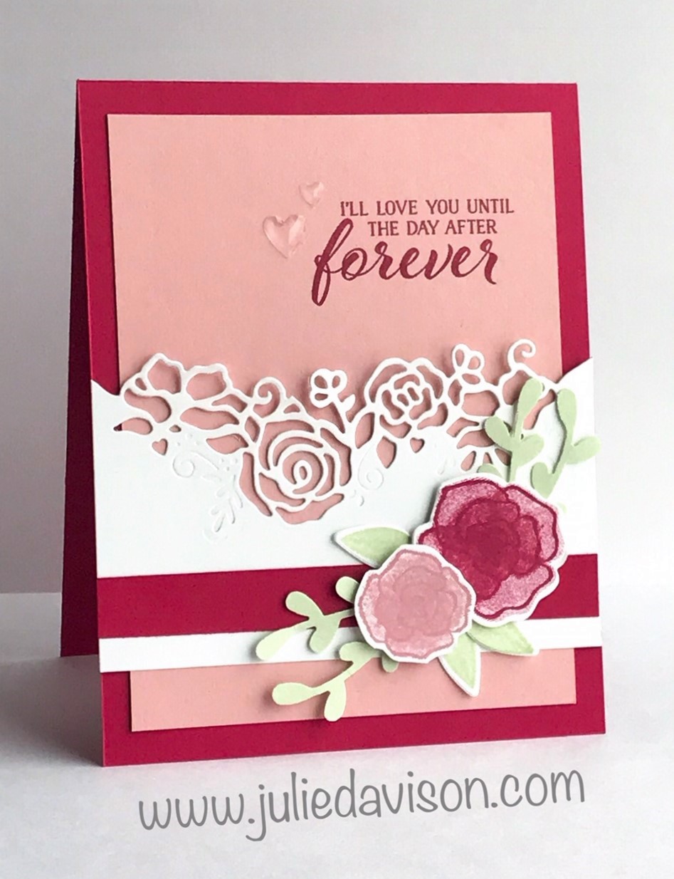 Julie's Stamping Spot Stampin' Up! Project Ideas by Julie Davison Forever Lovely Elegant Die