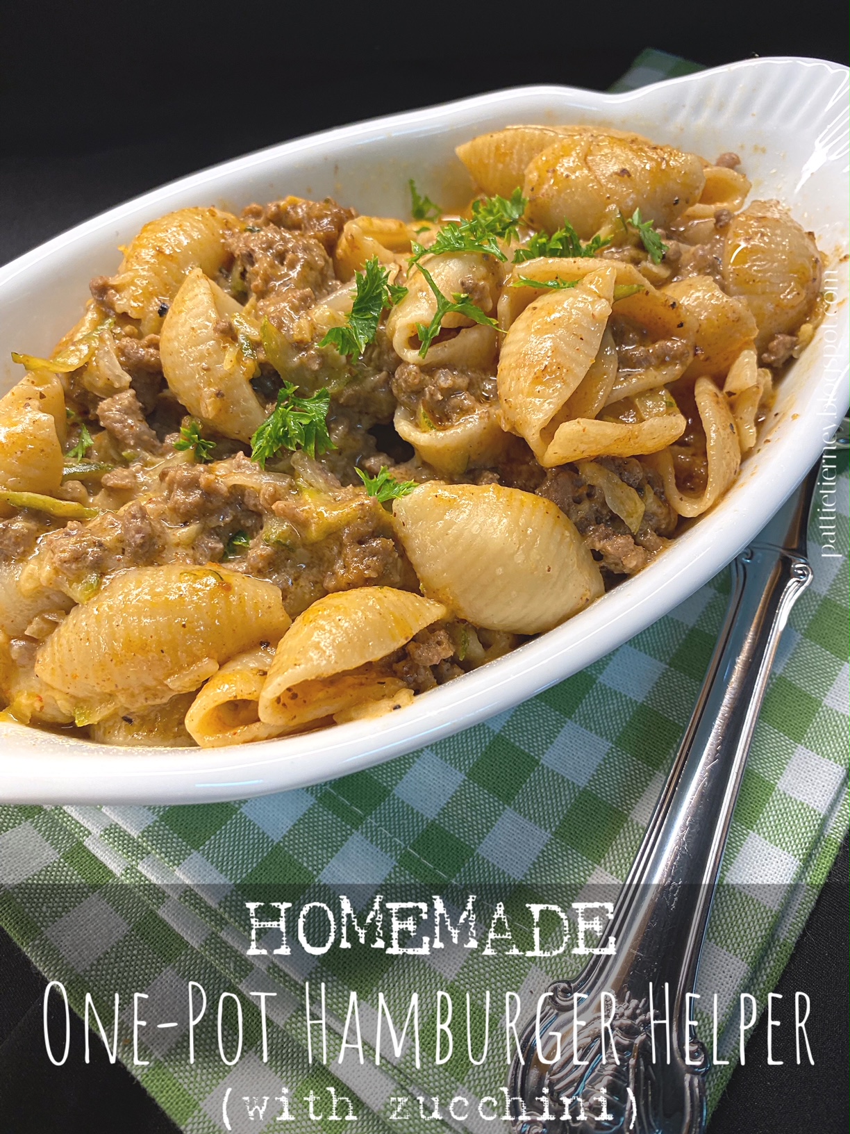 OllaPodrida Homemade OnePot Hamburger Helper (with Zucchini!)