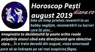 Horoscop august 2019 Pești 