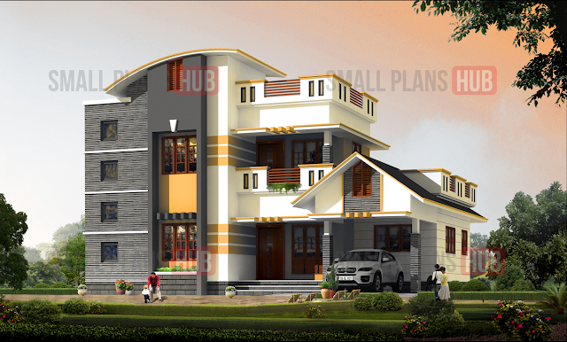 3 BHK 1619 sqt.ft. House Plan