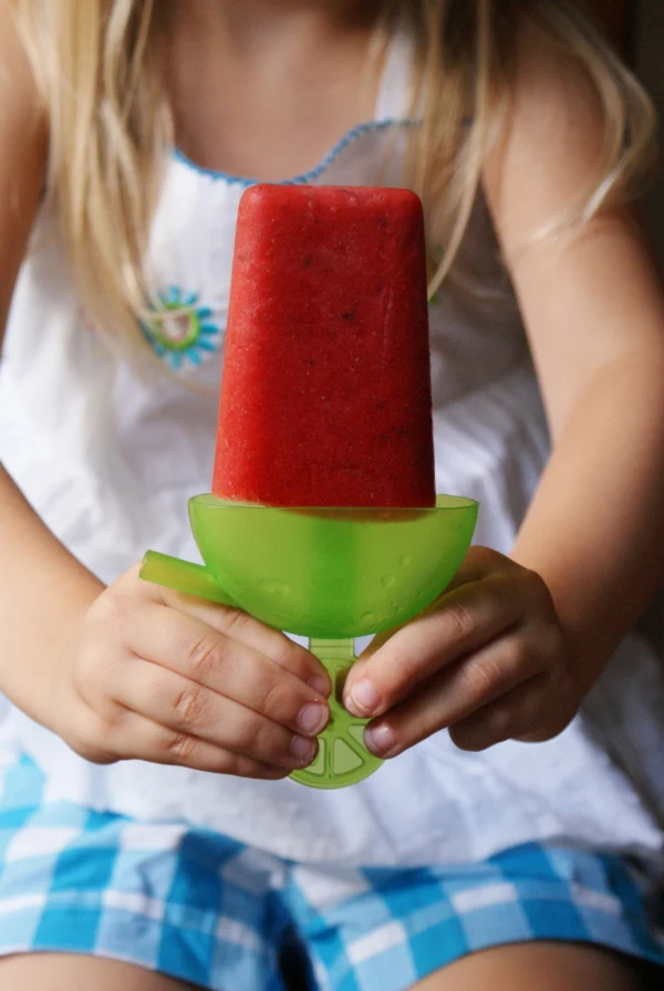 Strawberry, Jalapeño & Key Lime Popsicles